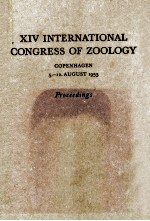 XIV INTERNATIONAL CONGRESS OF ZOOLOGY