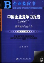 中国企业竞争力报告  盈利能力与竞争力