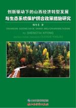 创新驱动下的山西经济转型发展与生态系统保护耦合政策措施研究