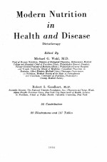 modern nutrition in health and disease