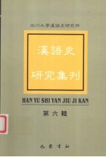 汉语史研究集刊  第6辑