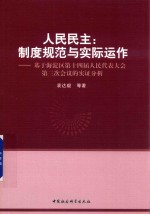 人民民主 制度规范与实际运作