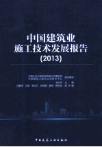 中国建筑业施工技术发展报告 2013