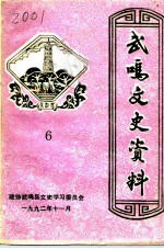武鸣文史资料 第6辑