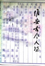 江苏文史资料 第72辑 淮安古今人物