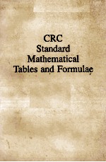 CRC Standard Mathematical Tables and Formulae 29th Edition