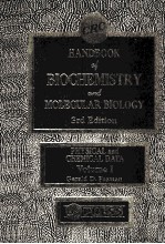 HANDBOOK OF BIOCHEMISTRY AND MOLECULAR BIOLOGY 3RD EDITION PHYSICAL AND CHEMICAL DATA VOLUME 1