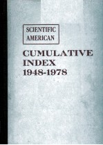 SCIENTIFIC AMERICAN CUMULATIVE INDEX 1948-1978