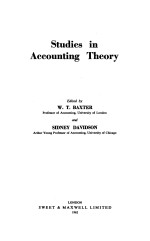 STUDIES IN ACCOUNTING THEORY