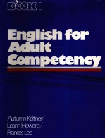 ENGLISH FOR ADULT COMPETENCY BOOK ONE