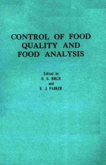 CONTROL OF FOOD QUALITY AND FOOD ANALYSIS