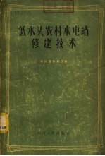 低水头农村水电站修建技术