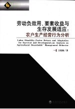 劳动负效用、要素收益与生存发展适应 农房生产经营行为分析