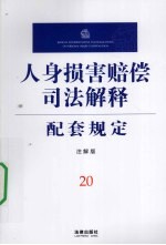 人身损害赔偿司法解释配套规定 注解版