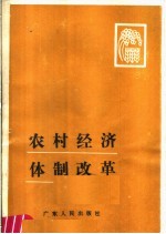 农村经济体制改革