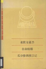 中国近代小说大系  东欧女豪杰、自由结婚、瓜分惨祸预言记等