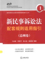 新民事诉讼法配套规则适用指引 总则卷