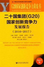 二十国集团（G20）国家创新竞争力发展报告 2016-2017