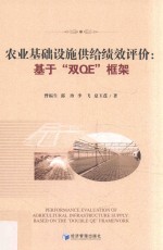 农业基础设施供给绩效评价  基于“双QE”框架