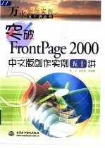 突破FrontPage 2000中文版创作实例五十讲