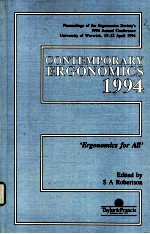 CONTEMPORARY ERGONOMICS 1994