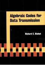 ALGEBRAIC CODES FOR DATA TRANSMISSION