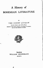 A HISTORU OF BOHEMIAN LITERATURE