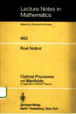 OPTIMAL PROCESSES ON MANIFOLDS：AN APPLICATION OF STOKES’THEOREM