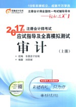 2017年注册会计师考试应试指导及全真模拟测试 审计 上册