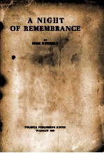 A NIGHT OF REMEMBRANCE