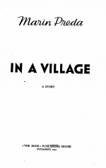 IN A VILLAGE:A STORY