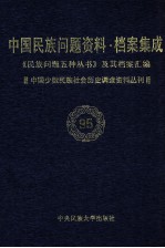 当代中国民族问题资料·档案汇编 《民族问题五种丛书》及其档案集成 第5辑 中国少数民族社会历史调查资料丛刊 第95卷