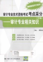 审计专业技术资格考试考点采分  中级  审计专业相关知识