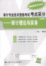 审计专业技术资格考试考点采分 初级 审计理论与实务