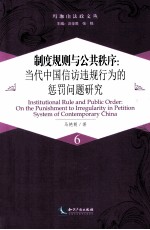 制度规则与公共秩序 当代中国信访违规行为的惩罚问题研究