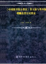 《中国图书馆分类法》第5版与第4版增删改类目对照表