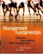 MANAGEMENT FUNDAMENTALS THIRD EDITION