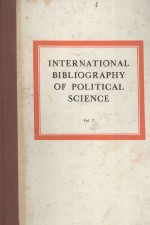 INTERNATIONAL BIBLIOGRAPHY OF POLITICAL SCIENCE VOL.7