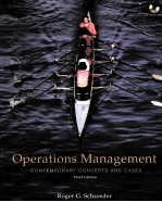 OPERATIONS MANAGEMENT CONTEMPORARY CONCEPTS AND CASES THIRD EDITION