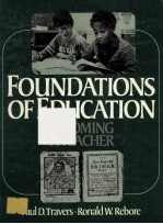 Foundations of education : becoming a teacher