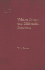 VOLTERRA INTEGRAL AND DIFFERENTIAL EQUATIONS