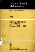 SEMINAIRE BOURBAKI VOL.1978/79 EXPOSES 525-542