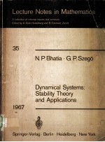 DYNAMICAL SYSTEMS：STABILITY THEORY AND APPLICATIONS