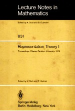 REPRESENTATION THEORY 1