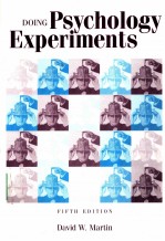 DOING PSYCHOLOGY EXPERIMENTS FIFTH EDITION