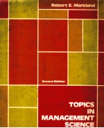 TOPICS IN MANAGEMENT SCIENCE SECOND EDITION