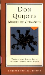 DON QUIJOTE MIGUEL DE CERVANTES A NORTON CRITICAL EDITION