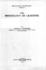 THE PSYCHOLOGY OF LEARNING