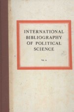 INTERNATIONAL BIBLIOGRAPHY OF POLITICAL SCIENCE VOL.4