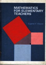 MATHEMATICS FOR ELEMENTARY TEACHERS